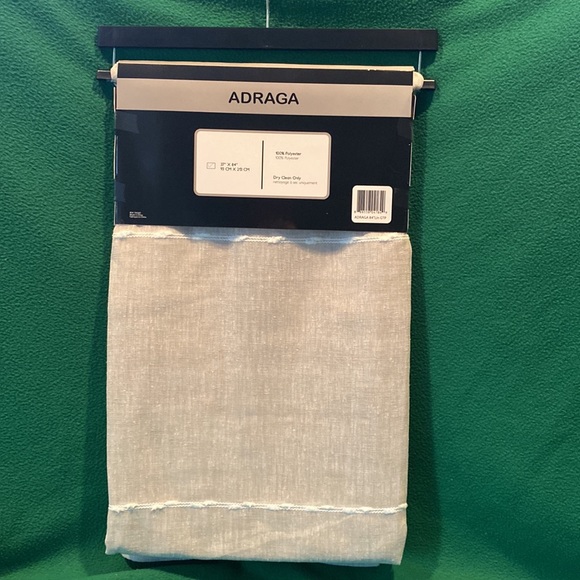 New Cream Set of 2 Top Panels Curtains Adraga Softline - Picture 2 of 4